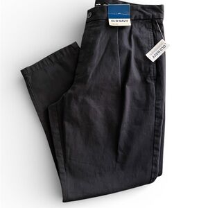 Old Navy Built-In Flex Pants Men’s 30x30 Navy Single Pleat Straight Casual
